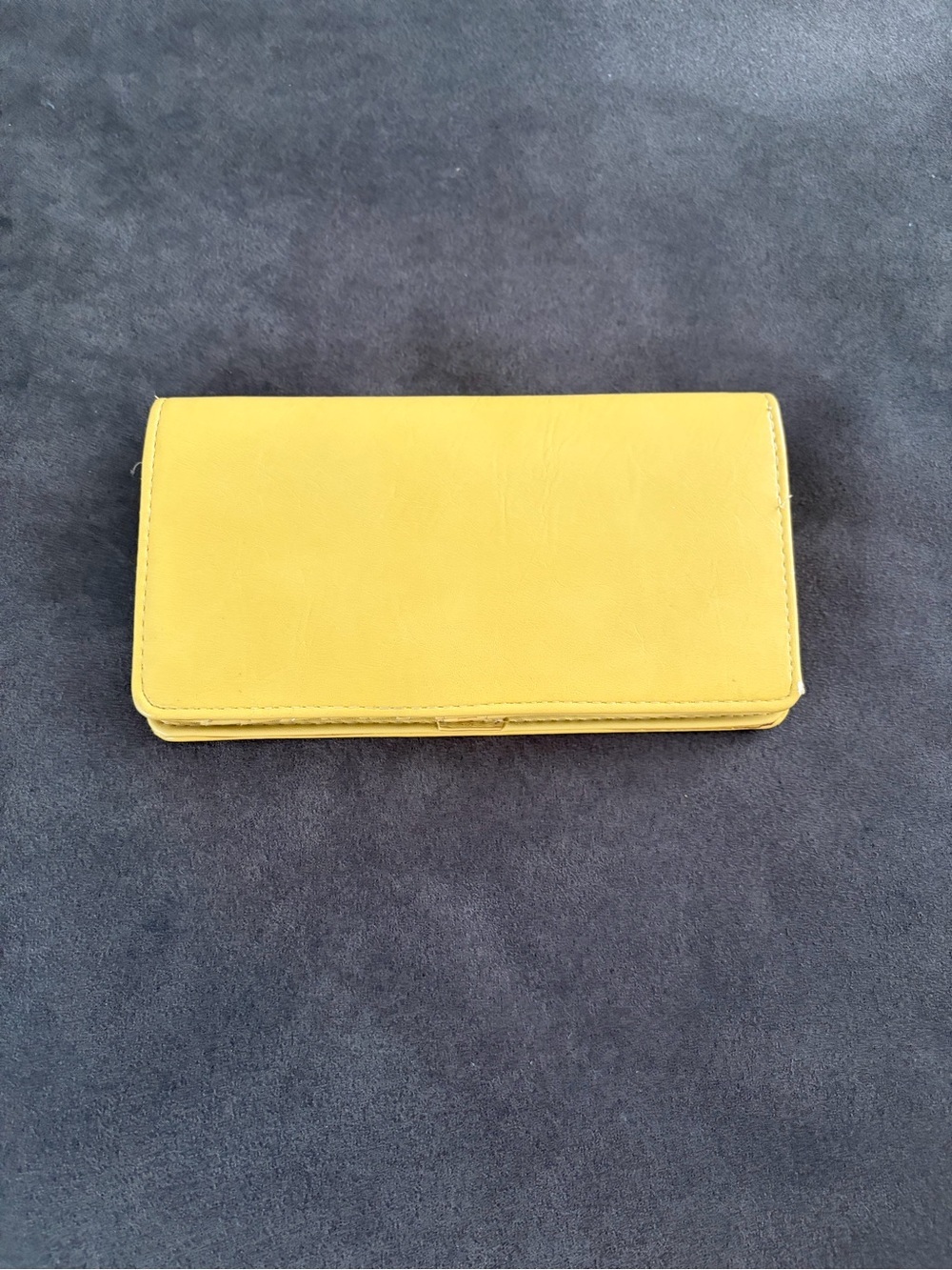 Universal Thread Mustard Yellow Faux Leather Wallet Clutch